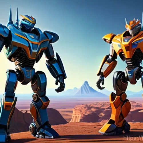 Home 27 다이노코어 유통 경로 및 해외 진출 - **Prompt 1: Epic Dinoforce Team-Up in a Futuristic Landscape**
"A dynamic, wide-angle shot of th...