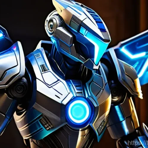 Home 25 다이노코어 플래시 게임 출시 정보 - **Prompt: "A close-up, highly detailed shot of a customizable Dinobot in a sleek, futuristic, high-t...