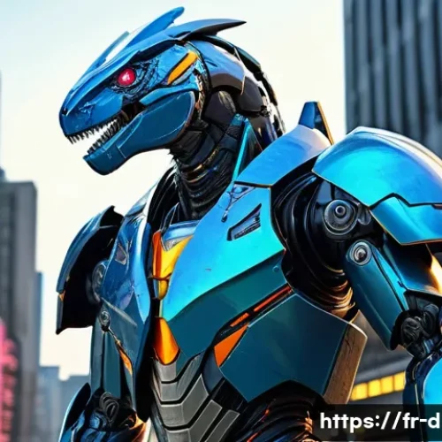 Home 11 다이노코어 일본 팬덤과 인기 요소 - **Prompt 1: Dynamic DinoCore Transformation Sequence**
"A vibrant, high-energy 3D animated scene...